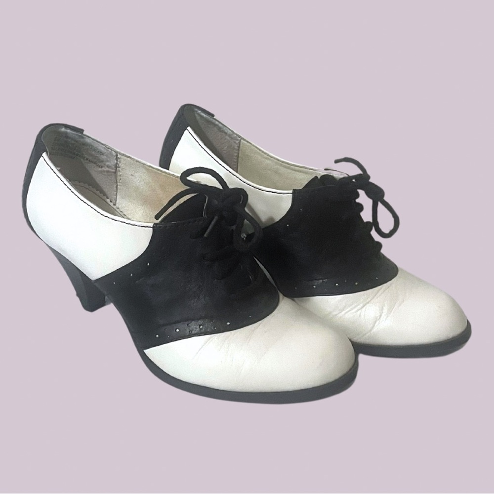 G.H. Bass & Co. Heeled Spectators Shoes